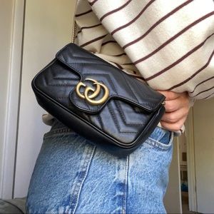 Gucci Mormont Matelasse Leather Mini Chain Bag